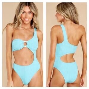 Solid & Striped The Astrid Solid Rib Greek Blue